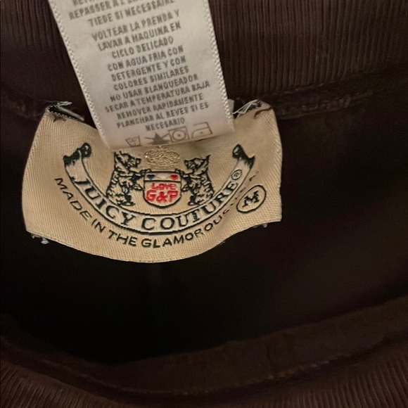 Juicy Couture Brown Velour Pants - Picture 3 of 6